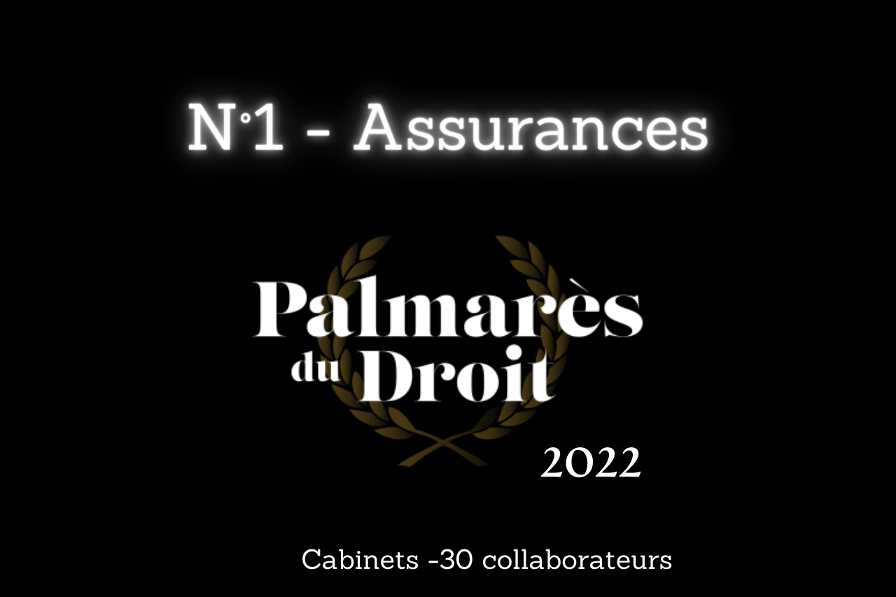 Palmares Droit 2022 - N° 1 Assurance avocats cabinet